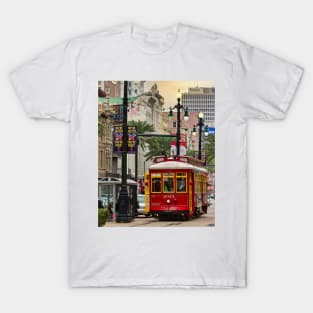 New Orleans Red Streetcar T-Shirt